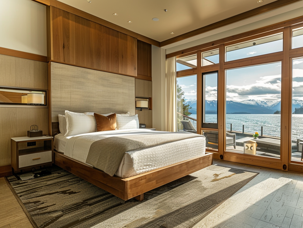 Suite Superior con vista al lago en Estadiago